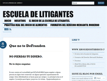 Tablet Screenshot of escueladelitigantes.com